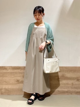 「DRESKIP（ドレスキップ）のアイテム」を使った、るねさん（レディース・148cm）の春コーディネート