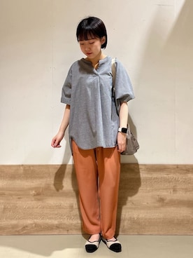 「Lee（リー）のアイテム（バッグ）」を使った、るねさん（レディース・148cm）の春コーディネート