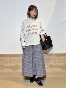 「Lee（リー）のアイテム（バッグ）」を使った、るねさん（レディース・148cm）の春コーディネート