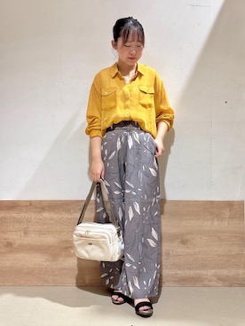 「Lee（リー）のアイテム」を使った、るねさん（レディース・148cm）の夏コーディネート
