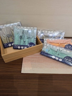 「アイテム（ビューティーグッズ）」を使った、MMさん（メンズ・100cm）の春コーディネート