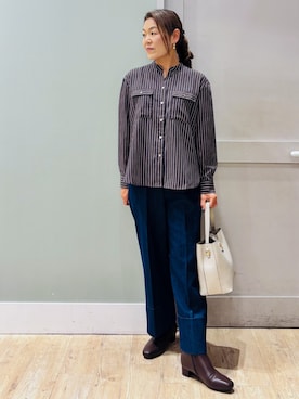 「grove（グローブ）のアイテム」を使った、Komi☆さん（レディース・159cm）の秋コーディネート
