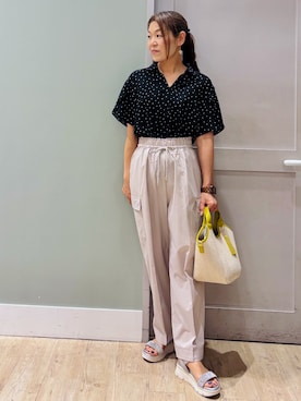 「grove（グローブ）のアイテム」を使った、Komi☆さん（レディース・159cm）の夏コーディネート