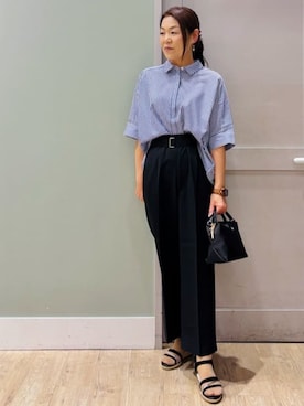「Lee（リー）のアイテム（バッグ）」を使った、Komi☆さん（レディース・159cm）の春コーディネート
