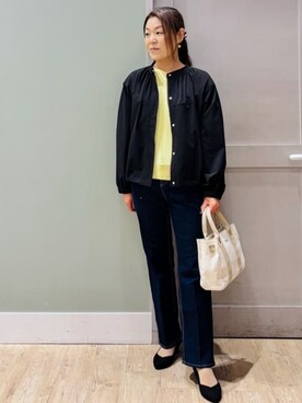 「Lee（リー）のアイテム（バッグ）」を使った、Komi☆さん（レディース・159cm）の春コーディネート