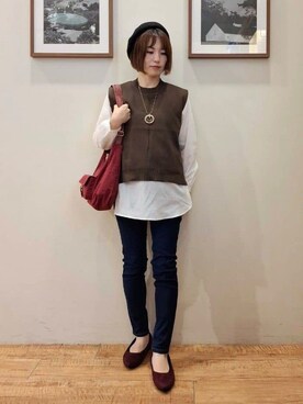 まあるさん（レディース・158cm）の秋コーディネート