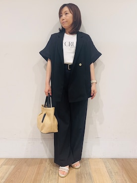 「grove（グローブ）のアイテム」を使った、miさん（レディース・151cm）の夏コーディネート