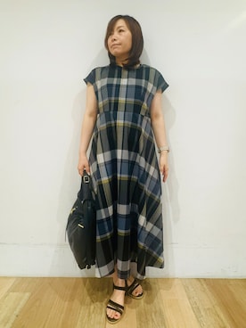 「grove（グローブ）の人間工学Zip 2WAYショルダー（ショルダーバッグ、ブラック系）」を使った、miさん（レディース・151cm）の夏コーディネート