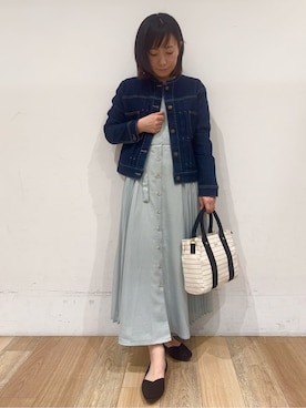 「Lee（リー）のアイテム（バッグ）」を使った、miさん（レディース・151cm）の春コーディネート