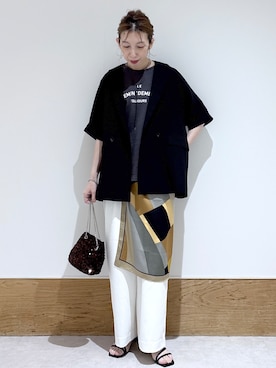 はなさん（レディース・160cm）の夏コーディネート