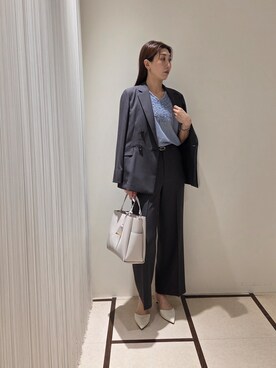 「UNTITLED（アンタイトル）のアイテム」を使った、MATSUさん（レディース・173cm）の夏コーディネート