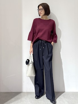 「シンプル・ベーシック」｜NAKAさん（レディース・161cm）の秋コーディネート