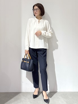 「index（インデックス）のアイテム」を使った、NAKAさん（レディース・161cm）の秋コーディネート