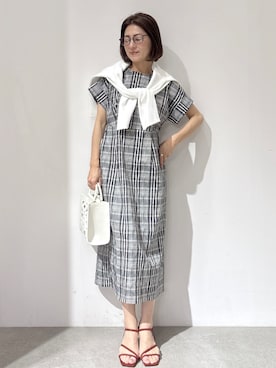 NAKAさん（レディース・161cm）の春コーディネート