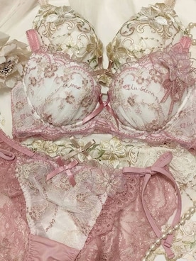 「Risa Magli（リサマリ）のアルベルタ ブラジャー (B-C) ＜N Make Type＞（ブラジャー、グレー系）」を使った、kakoさん（レディース）の冬コーディネート