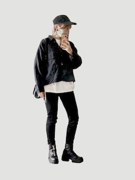 「Honeys（ハニーズ）のアイテム」を使った、haji293さん（レディース・156cm）の春コーディネート