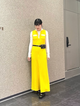 「EVOL（イーボル）のイーボル EVOL 【EVOL/イーボル】 パンプス JA5977 （パンプス、ブラック系）」を使った、nobi8さん（レディース・161cm）の夏コーディネート