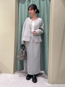「Jena espace merveilleux（ジェナ　エスパスメルヴェイユ）のアイテム（Tシャツ/カットソー）」を使った、jnmizukiさん（レディース・158cm）の秋コーディネート