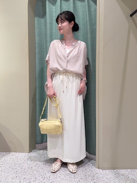 「IACUCCI（イアクッチ）のアイテム」を使った、jnmizukiさん（レディース・158cm）の夏コーディネート