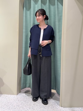 「Jena espace merveilleux（ジェナ　エスパスメルヴェイユ）のアイテム（Tシャツ/カットソー）」を使った、jnmizukiさん（レディース・158cm）の秋コーディネート