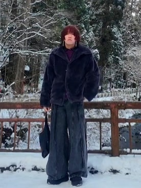 ひかるさん（メンズ・177cm）の冬コーディネート