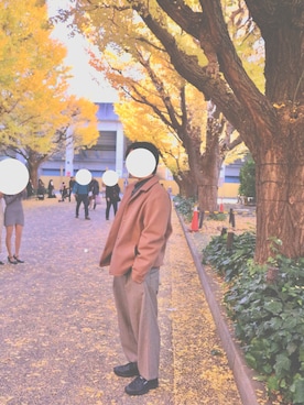 「アイテム（カーディガン/ボレロ）」を使った、CANCANさん（メンズ・172cm）の秋コーディネート