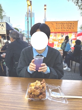 「アイテム（カーディガン/ボレロ）」を使った、CANCANさん（メンズ・172cm）の秋コーディネート