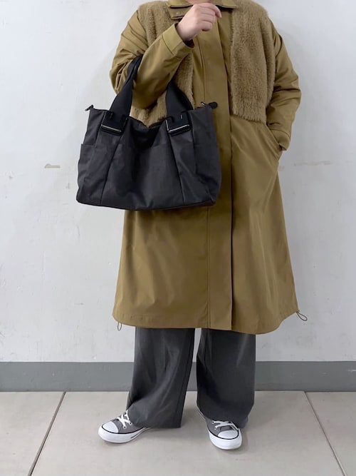 《累計販売5万個突破！/WEB限定カラーあり》 ショルダー付き樹脂パーツトートバッグMサイズ