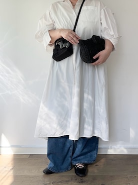 「ear PAPILLONNER（イアパピヨネ）のアイテム」を使った、こばさん（レディース・169cm）の春コーディネート