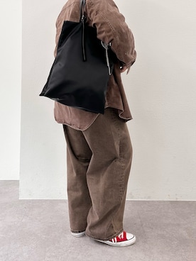 「ear PAPILLONNER（イアパピヨネ）のアイテム」を使った、こばさん（レディース・169cm）の春コーディネート