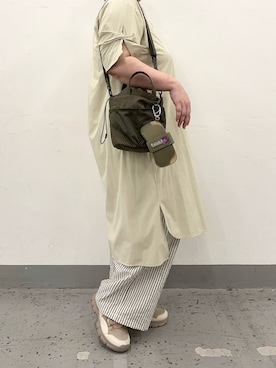「ear PAPILLONNER（イアパピヨネ）のアイテム」を使った、こばさん（レディース・169cm）の夏コーディネート