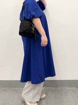 「ear PAPILLONNER（イアパピヨネ）のアイテム」を使った、こばさん（レディース・169cm）の夏コーディネート
