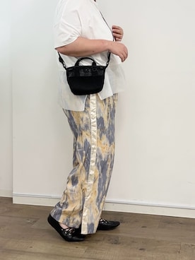 「ear PAPILLONNER（イアパピヨネ）のアイテム」を使った、こばさん（レディース・169cm）の夏コーディネート