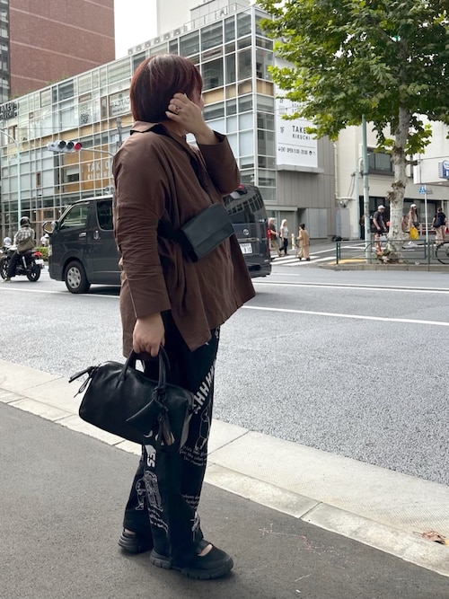 インフルエンサーuchida企画/本革》2WAYシンプルボストンバッグ