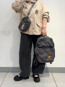 「ear PAPILLONNER（イアパピヨネ）のアイテム」を使った、こばさん（レディース・169cm）の春コーディネート