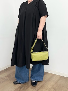 「ear PAPILLONNER（イアパピヨネ）のアイテム」を使った、こばさん（レディース・169cm）の春コーディネート