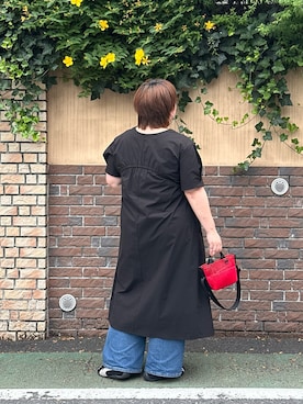 「ear PAPILLONNER（イアパピヨネ）のアイテム」を使った、こばさん（レディース・169cm）の夏コーディネート