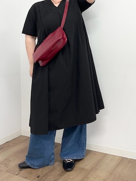 「ear PAPILLONNER（イアパピヨネ）のアイテム」を使った、こばさん（レディース・169cm）の春コーディネート