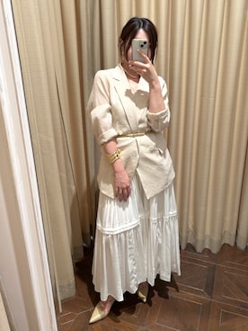 「LOUNGEDRESS（ラウンジドレス）のアイテム」を使った、ひごさんさん（レディース・158cm）の春コーディネート