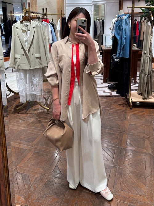 【サイズ展開あり/初夏まで着られる】フルイドデニムシャツ