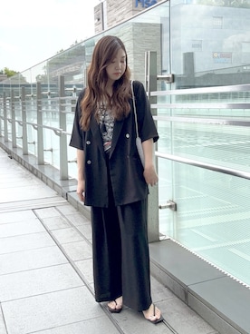 「GALENA（LOUNGEDRESS）（ガレナ）のアイテム」を使った、ひごさんさん（レディース・158cm）の夏コーディネート