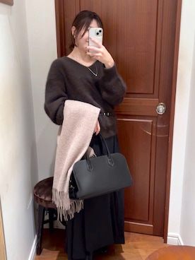 ひごさんさん（骨格ストレート・レディース・158cm）の冬コーディネート