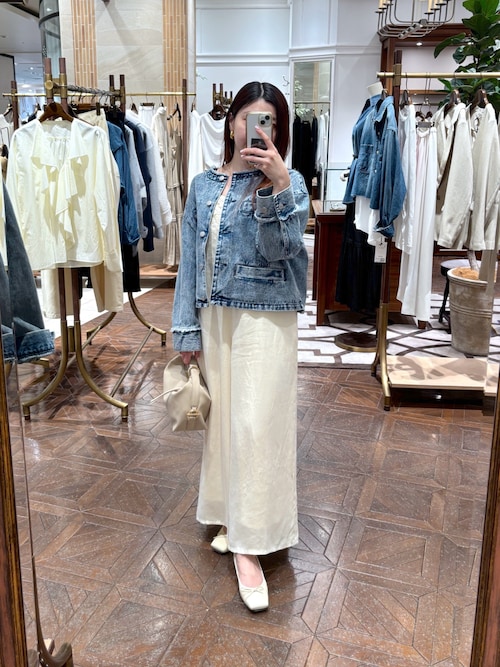 LOUNGEDRESS デニムショートジャケット LOUNGEDRESS デニムショートジャケット 【公式通販】 ラウンジドレス