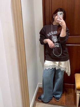 「アイテム（キャミソール）」を使った、ひごさんさん（レディース・158cm・30代）の冬コーディネート