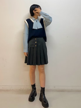 yuさん（レディース・167cm）の冬コーディネート