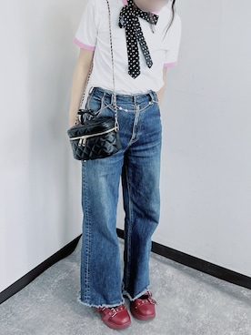 「ALTROSE（アルトローズ）のアイテム」を使った、Tさん（レディース・158cm）の夏コーディネート