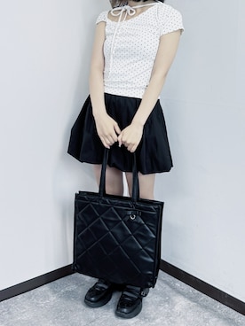 「ALTROSE（アルトローズ）のアイテム」を使った、Tさん（レディース・158cm）の夏コーディネート