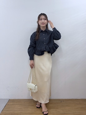 「La boutique BonBon（ラブティックボンボン）のアイテム」を使った、mebukiさん（レディース・158cm）の夏コーディネート