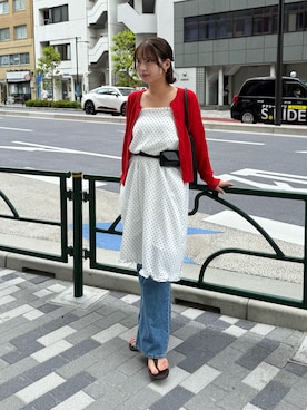 「LOSCa（ロスカ）のアイテム」を使った、ホノカさん（レディース・156cm）の夏コーディネート
