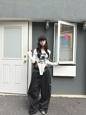 「lilful（リルフル）のアイテム」を使った、pomurrrさん（レディース・155cm）の冬コーディネート